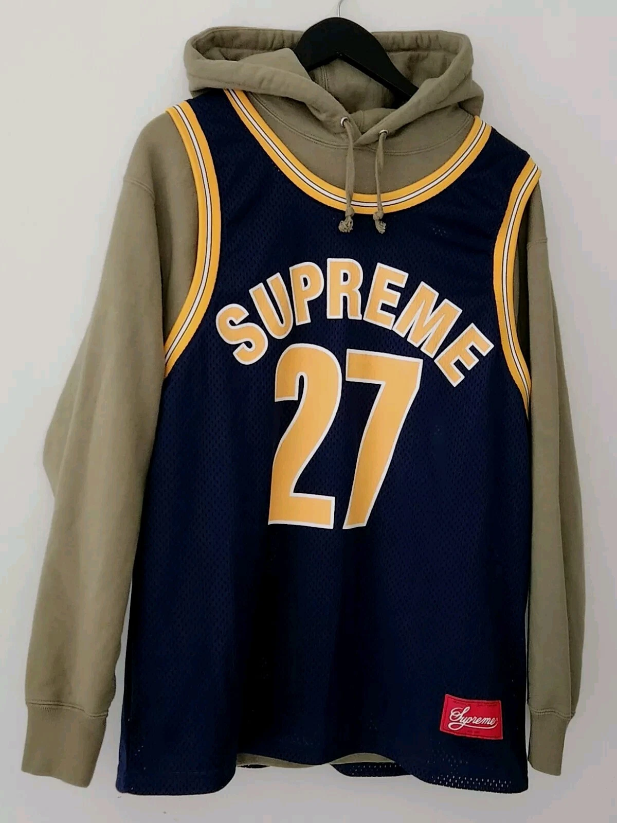 SS21 Supreme Basketball Jersey vert clair sweat à capuche sweat à capuche M Medium