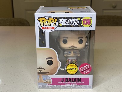 FUNKO POP! J Balvin CHASE (Green Hair) LIMITED EDITION With