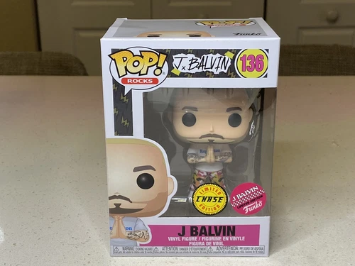 FUNKO POP! J Balvin CHASE (Green Hair) LIMITED EDITION With Protector