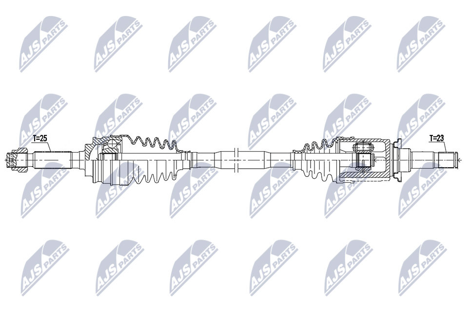 NPW-CH-092 NTY Drive Shaft for JEEP