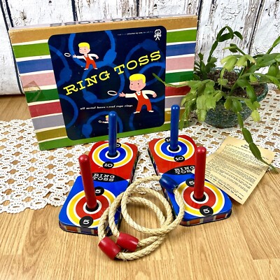 ヴィンテージ 輪投げゲーム Ohio Art Ring Toss 1940s USA vintage】RING TOSS 輪投げゲーム – 雑貨屋ポッポ