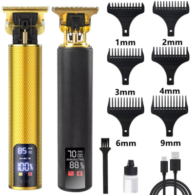 Profi Haarschneidemaschine Haarschneider Rasierer Hair Clipper Bart Trimmer LCD
