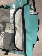 Deliveroo gro&szlig;e Thermo Liefertasche/Rucksack (oben offen, gebraucht)
