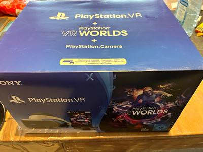 Sony PlayStation VR Headset Bundle mit PS Camera, Move, 2 Spiele, 3 Controller