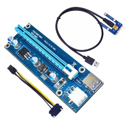 Pcie zu Pci Express 16X Riser für Laptop Externe Bild Karte   Mpcie8610