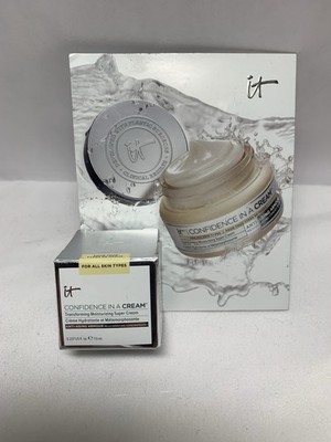 IT Cosmetics, Moisturizer Confidence In A Cream, 0.24oz/7ml