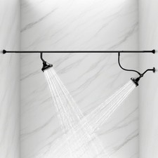 Dual Shower Head for Couples - High Pressure Adjustable Two Showerhead System wi