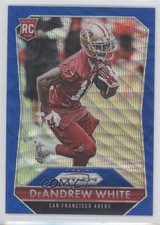 2015 Panini Prizm Rookies Blue Wave Prizm 8/150 DeAndrew White #225 e0m