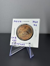 1960 Mo Mexico 20 Centavos Bronze Coin KM#440