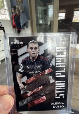 6 - 2025-26 TOPPS  WOMEN'S CHAMPIONS LEAGUE KNOCKOUT STAR PLAYER ALESSIA RUSSO
