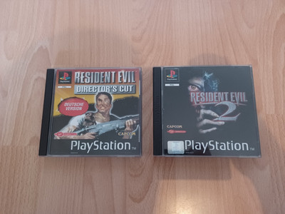 Resident Evil 1 Director`s Cut + Resident Evil 2 PS2 Playstation 2