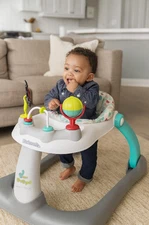 Kolcraft Tiny Steps 2-in-1 Baby Activity Walker Adjustable Seat Toddler Push Toy