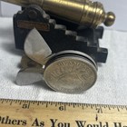 VINTAGE CIGAR CUTTER KNIFE USA UNUSUAL ROUND  DOLLAR 1851 Fake TRADE 6 — photo 3