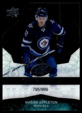 2018-19 Upper Deck Ice Premieres Mason Appleton Rookie /999 Winnipeg Jets #73