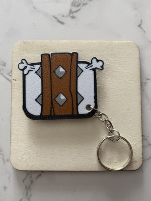 CLASH ROYALE ANGRY LOG KEYCHAIN/MAGNET