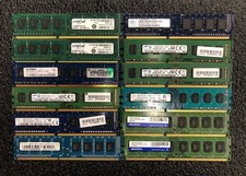 BULK LOT OF 20 Desktop RAM 4GB DDR3 PC3 Micron, SAMSUNG, HYNIX