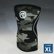 Rehband Rx 7mm Knee Support (Camo, XL) - Neoprene Sport Brace 105417-01