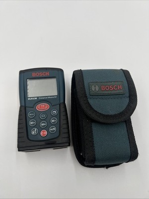 Bosch DLR130 Laser Distance Measurer LCD Display Portable with Case