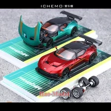 Fine Works 1:64 Aston Martin vulcan Car Model Alloy Diecast Birthday Kids Gifts