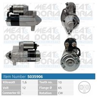 Meat & Doria Anlasser Starter 1.6 Kw FüR Jeep Cherokee 3.7 4X4