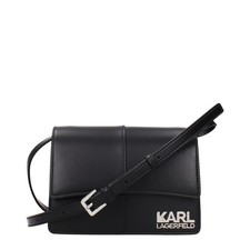 Karl Lagerfeld Black Polyethylene Crossbody Bag - KA15563812864265BT
