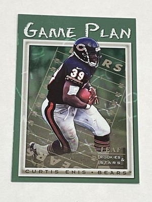 1998 Leaf Rookies & Stars Football Game Plan #/5000 - Curtis Enis - Bears