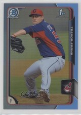 2015 Bowman Twitter Exclusive Blue Refractor 1/10 Trevor Frank #BCP129 7h6