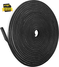 Self Adhesive Foam Tape Weatherstrip 3/8In X 1/4In X 33Ft High Density Foam Insu
