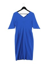 Goat A-Line Midi Dress UK12 in Blue