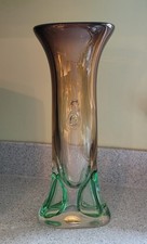 Vintage Adam Jablonski  Signed Crystal  Vase Made In Poland