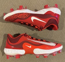 Nike Alpha Huarache Elite 4 MCS Baseball Cleats Red Mens Size 11.5 DX6962-616