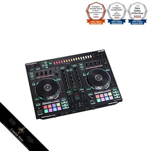 Roland DJ-505 2-Channel/4-Deck DJ Controller Serato DJ Compatible - Image 2 of 3