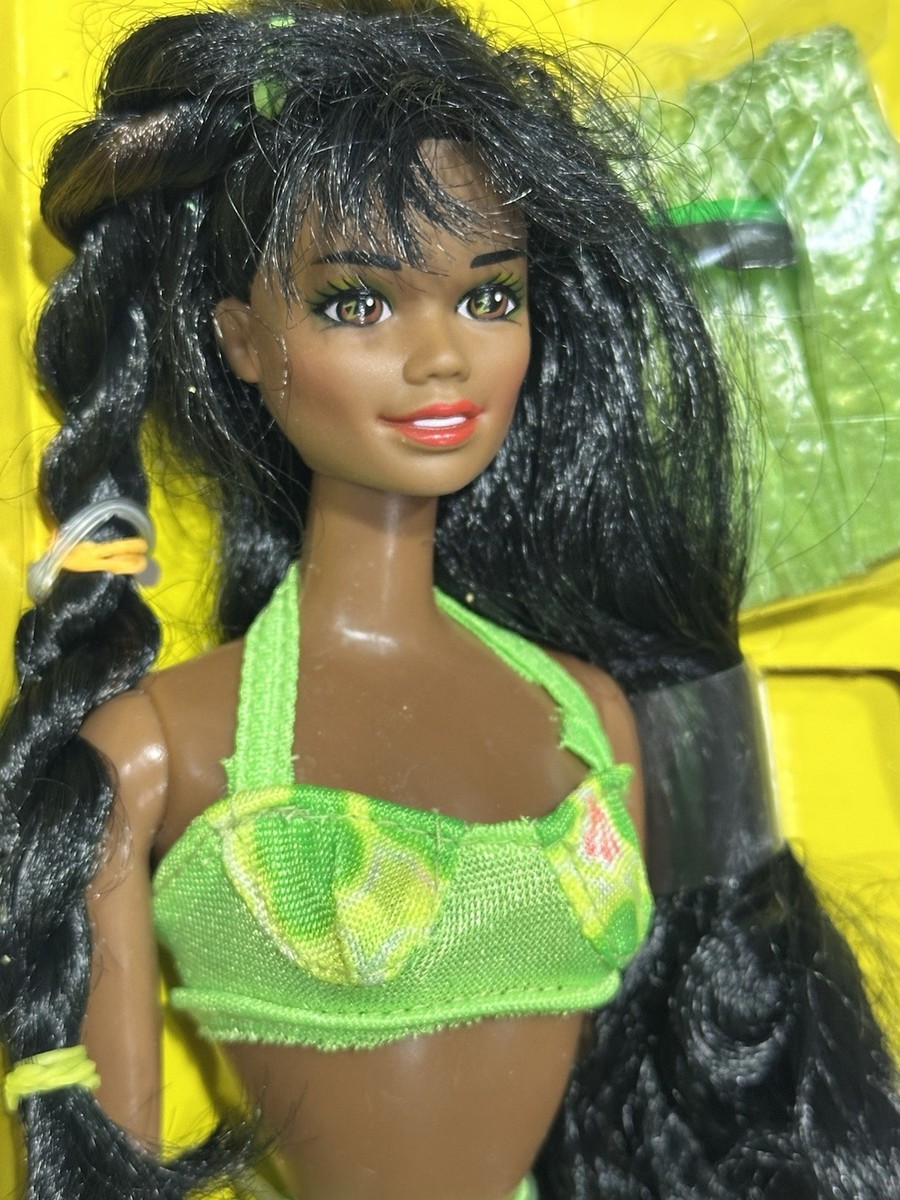 Hawaiian Fun Barbie Christie Doll Long Hair Vintage Mattel 5944