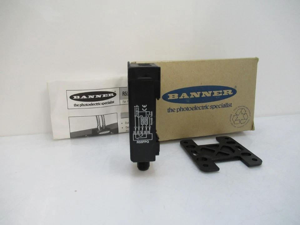 R55FPQ Banner Series Fiber Optic Registration Mark Sensor 10-30 VDC - Image 2 of 4