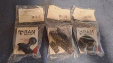 RAM Mounts Lot of 3 Unused Mounts - B-202U-L011, B202U, B201U