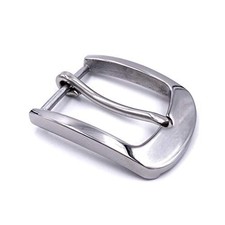 Belt Buckle 1.5" 40mm Single Prong Square Stainless Steel Mens Accessory