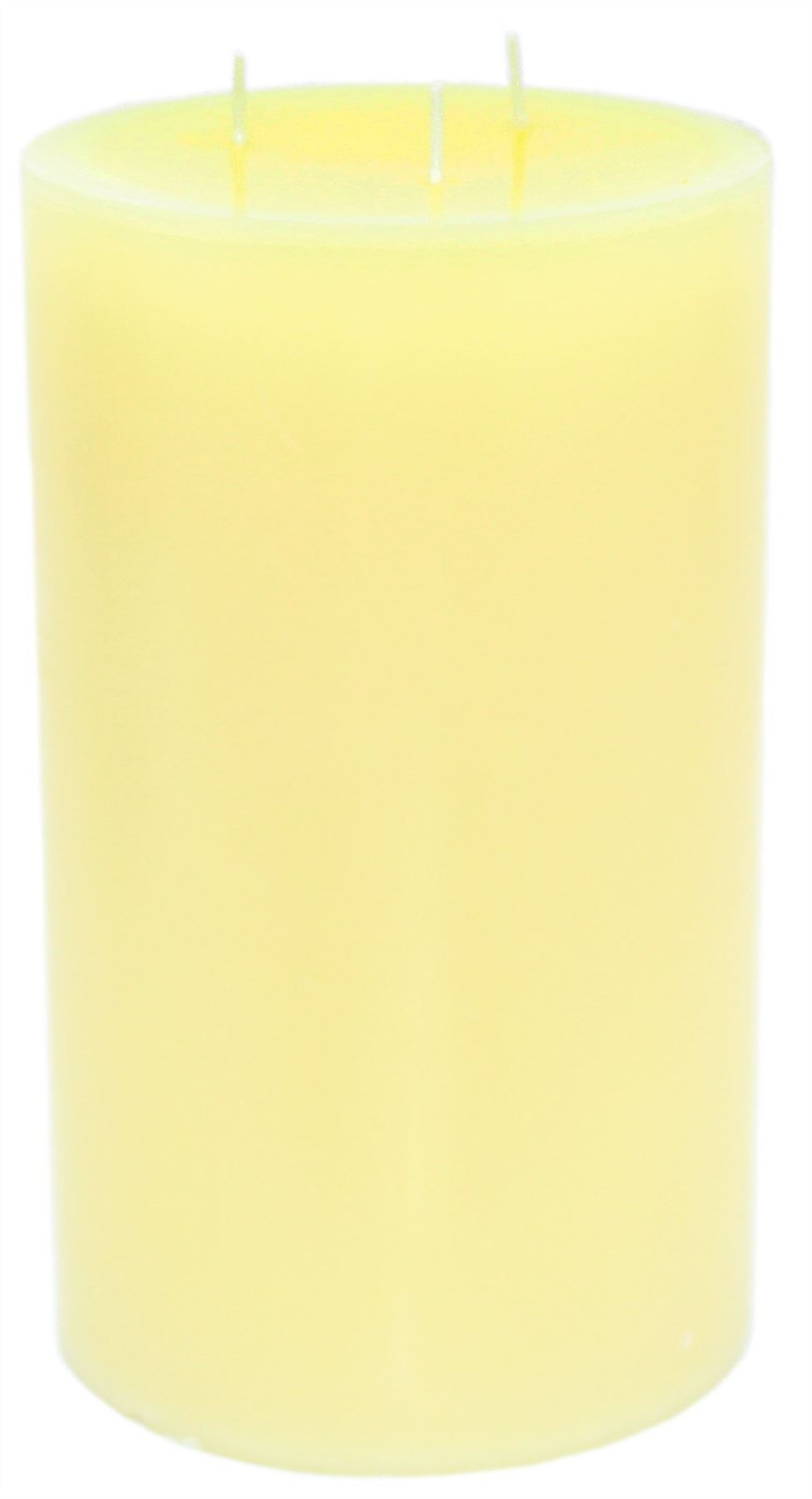 Handcrafted 3 Wick Pillar Candle ~ Extra Large Ivory Wax Church Candle 23cm