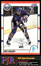 Uwe Krupp 1990-91 Score American #169 Buffalo Sabres