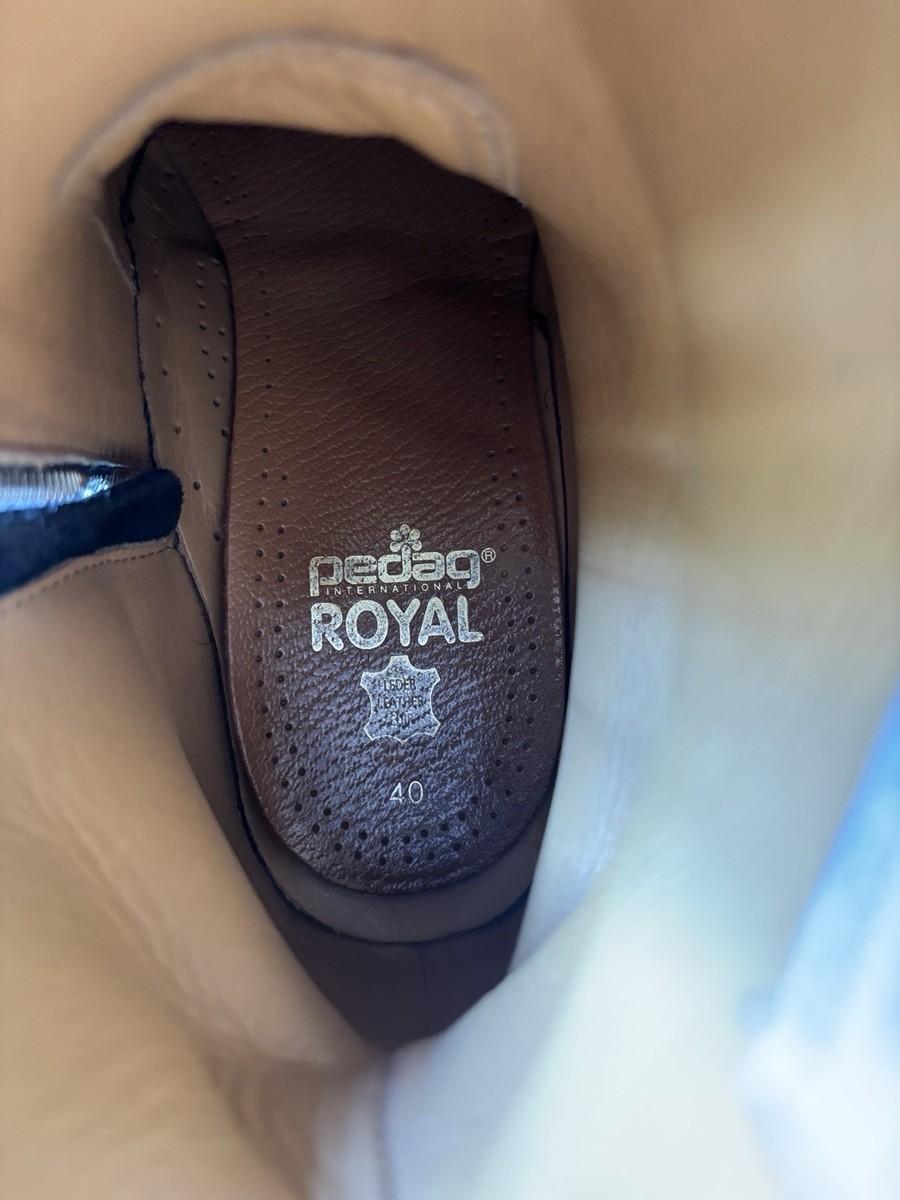 Viberg Side-Zip Boots Black Waxed Reverse Camel (Uk 7/Us 8 