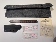 HEIDI BLACKSMITH CUSTOM Micarta / Blackwash / Grooves