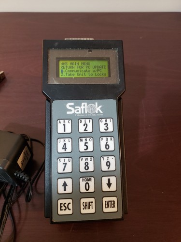 Saflok Handheld Programmer Model 3 71900 With Charging Base 71902 - Picture 11 of 11