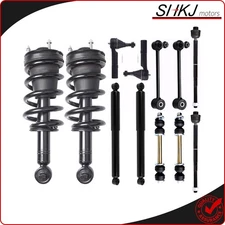 12Pcs Front Strut Rear Shock Suspension Kit For 2009-14 Chevrolet Suburban 1500