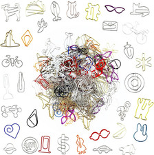 150 Pcs Mixed Cute Paper Clips, Assorted Colors Bookmark Paperclips, Fun Office