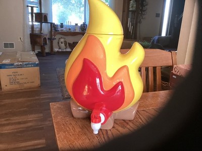 Vintage Target Ceramic Campfire Drink beverage Dispenser Summer 2009 Collection