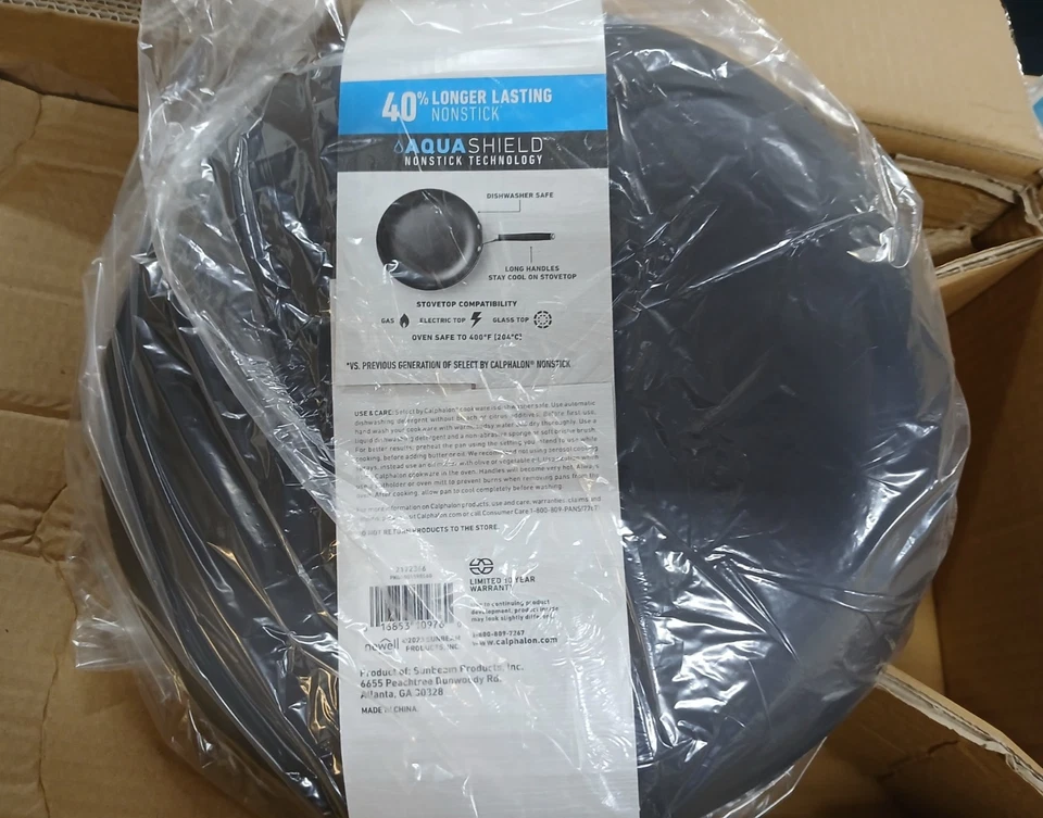 Calphalon AquaShield Nonstick 12" Fry Pan – 2 Pack | Oven & Dishwasher Safe - Image 4 of 4