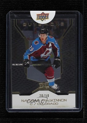2019-20 Upper Deck Buybacks Gold 20/50 Nathan MacKinnon #24 00d2