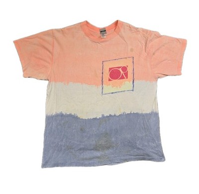Ocean Pacific Tee Size XL Tri Color Tee Beach Tee Vintage