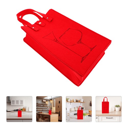  Butelka wina Torba podróżna Torba na wino Tote Nosidełko na wino Tote Podwójne szczeliny Torba na wino - Zdjęcie 4 z 12