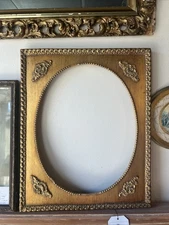 Antique Ornate Gold Gilt Baroque Style Frame Wood 