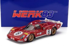 Werk 83 FERRARI 512S 5.0L V12 LONG TAIL 24h LE MANS 1970 MERZIARIO/REGAZZON 1/18